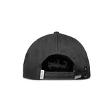 black dad hat with adjustable strap