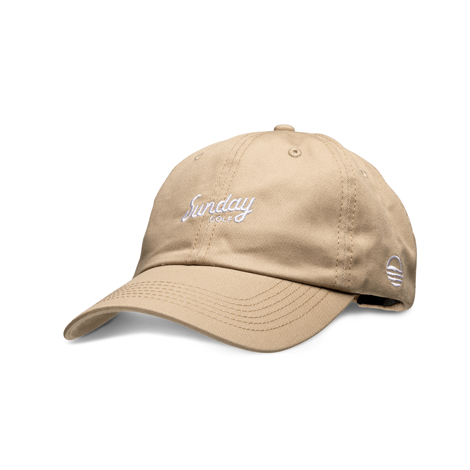 khaki dad hat for golf 