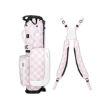 兒童高爾夫球袋/ 粉白格紋(適用於9-12歲)-- Junior Golf Bags/ Pink& White Checker (9-12yo)