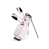 兒童高爾夫球袋/ 粉白格紋(適用於9-12歲)-- Junior Golf Bags/ Pink& White Checker (9-12yo)