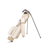 toasted almond white and tan golf bag by Sunday Golf 