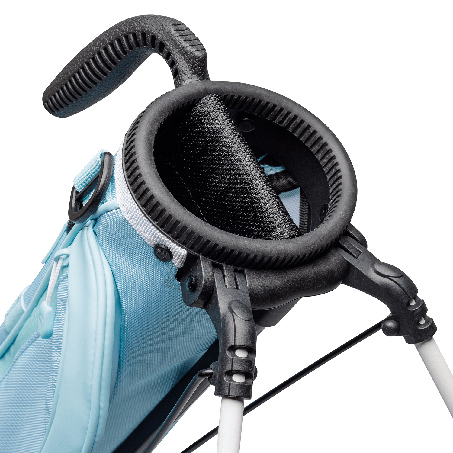 2 way divider top on baby blue loma golf bag