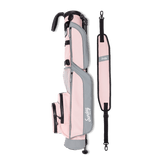 pink flamingo golf bag with carrying strap
