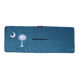 blue and white south carolina golf towel by sunday golf