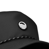 SUNDAZE logo on the porter lite sunday golf hat in black 
