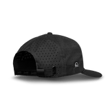Sunday Golf Porter Lite hat in black with ballmark and holder 