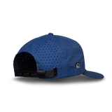 perforated back and adjustable strap on porter lite golf hat by sunday golf in navy