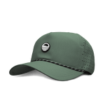 olive green SUNDAZE logo porter lite hat by sunday golf