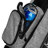 Insulated beverage pouch on Heather Gray Loma Bag