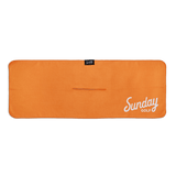 Tailgate Golf Towel | Orange Checker