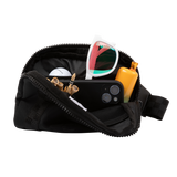 Women's Belt Bag Black with Accessories