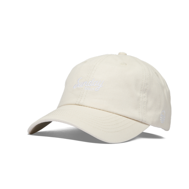 Dad Hat Off White Color Front Shot